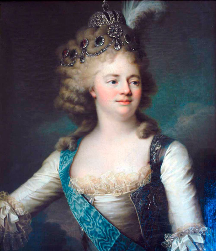 Портрет великой княгини Марии Фёдоровны, 1796-1797 