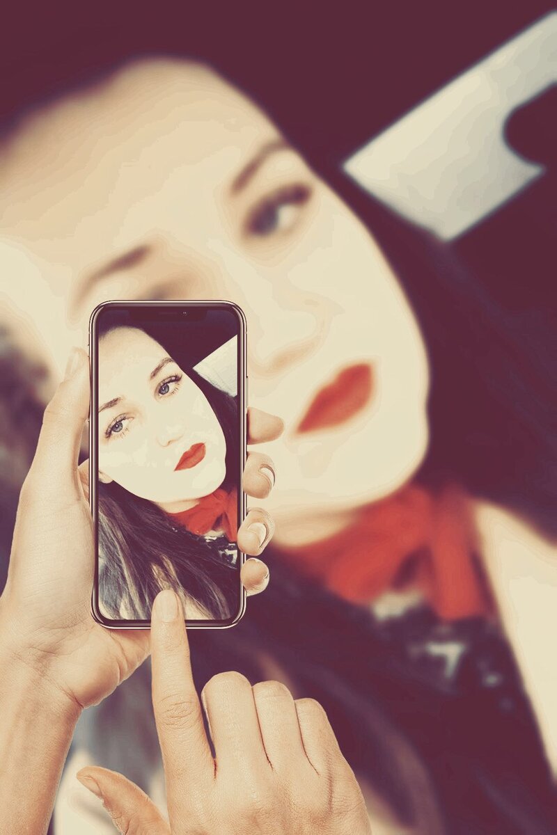 Цветанна, 2019, фото сделано с помощью приложения PicsArt