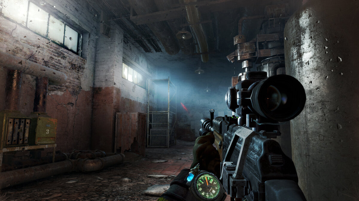 Скриншот взят из игры Metro: Last Light