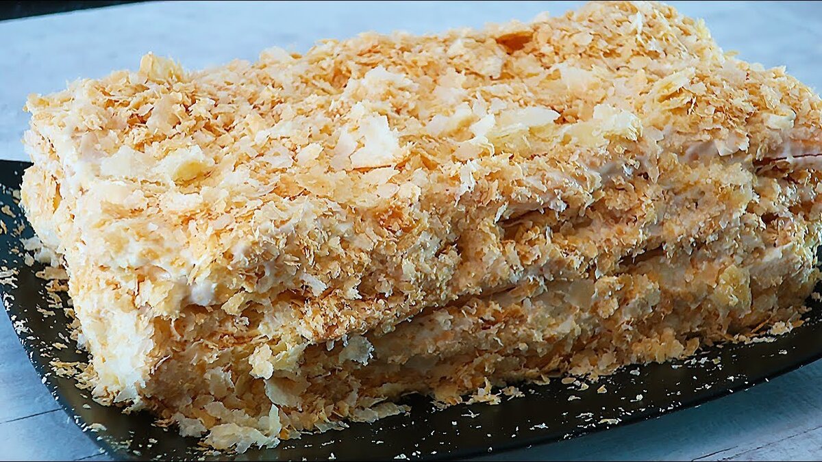 Торт Наполеон из 3 ингредиентов