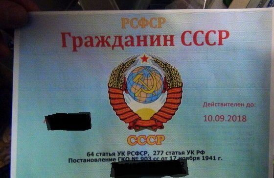Пример подобного "документа". Фото с сайта politonline.ru