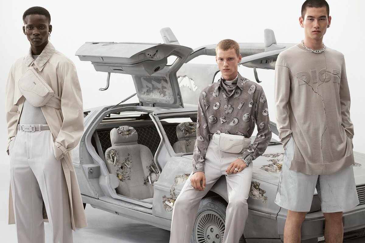 DeLorean и коллекция Dior, созданная при участии художника и скульптора  Даниэля Аршама | Be Handsome. | Дзен