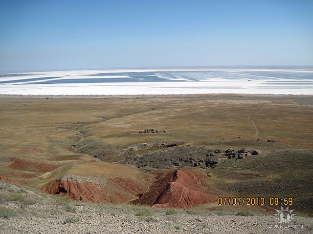фото автора Вид с горы Богдо.