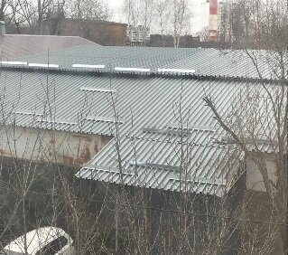 Уголковый снегозадержатель