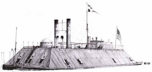 Броненосец  северян "Эссекс".