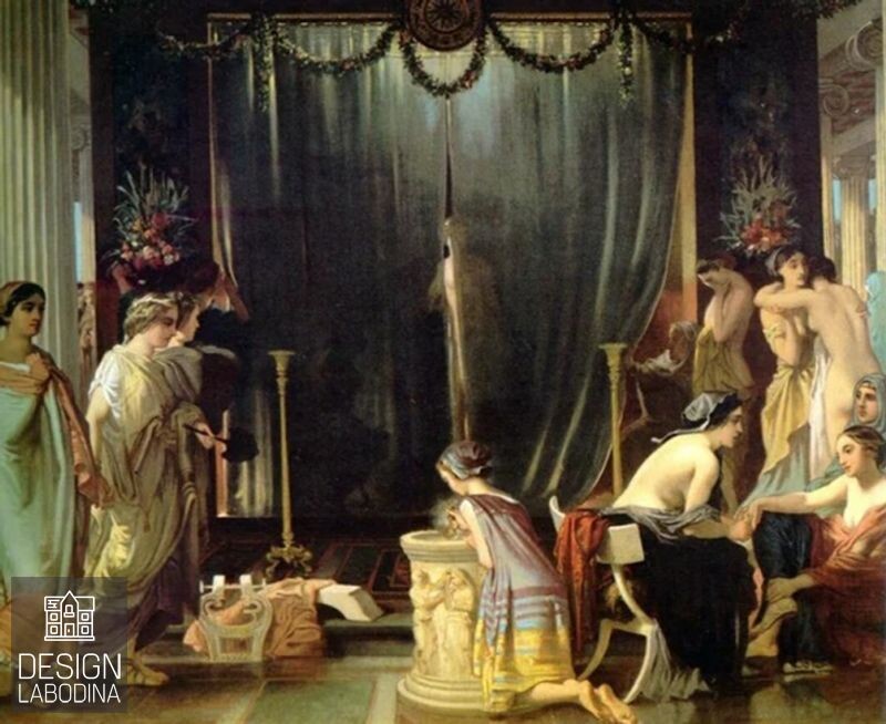 «Зевксис выбирает модель», Виктор Моттез, 1858 год.
