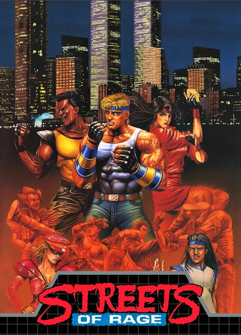 Оригинальная обложка для версии для Sega Mega Drive.