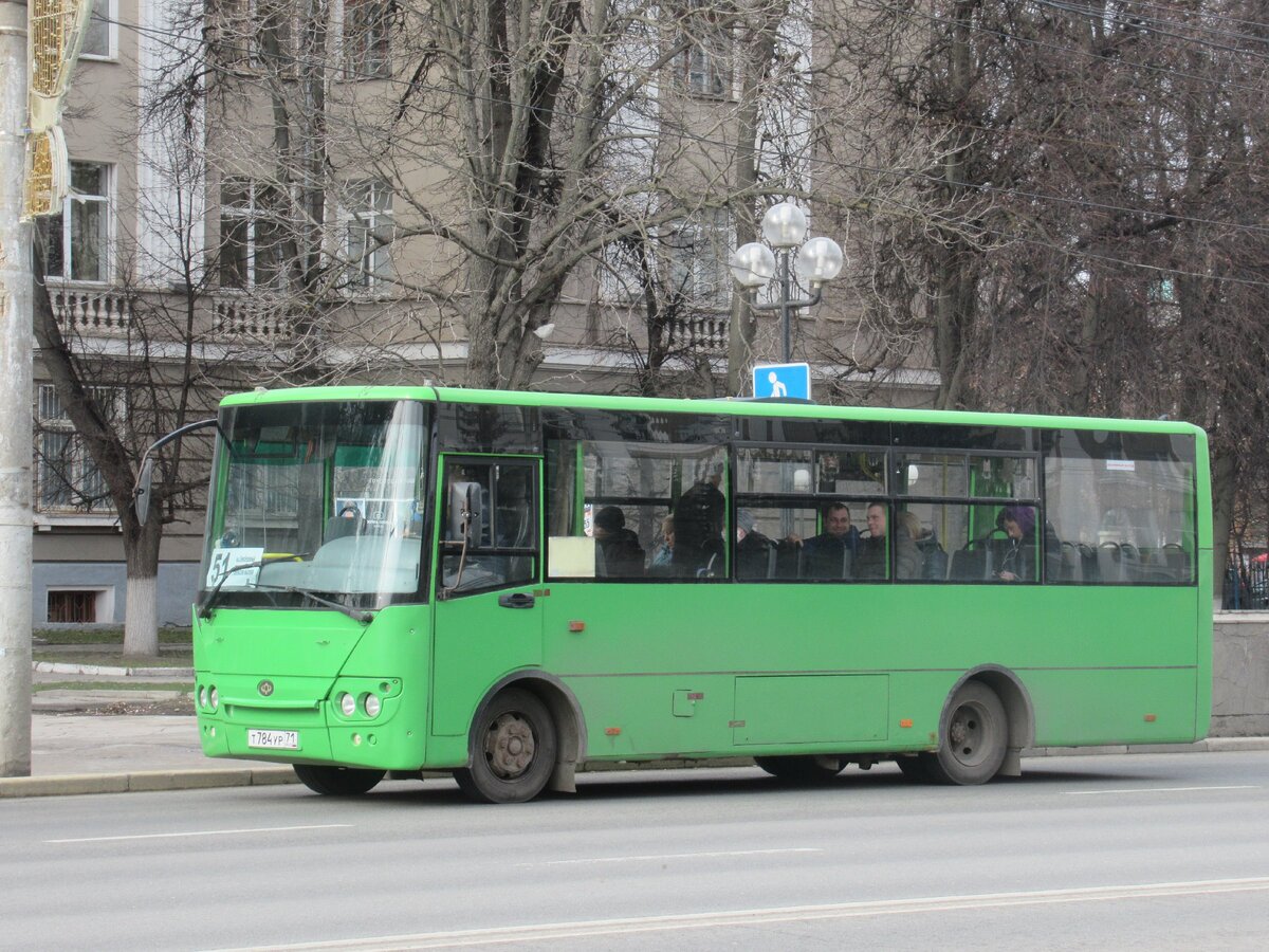 Украинский автобус на коммерческом маршруте в Туле | ПАНТОГРАФ | Дзен