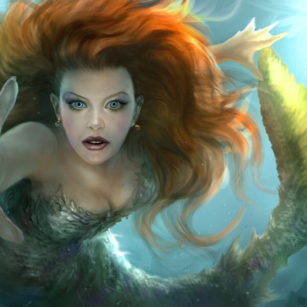 Истории прекрасного Атаргатиса датируются 1000 годом до нашей эры, в Сирии. Она богиня-защитница, связанная с водой и новой жизнью. В одном из ее общих предысторий она влюбляется в человека. Как обычно, это плохо работает для смертных: Атаргатис случайно убивает своего возлюбленного. В стыде и муках она бросается в озеро и становится рыбой. Ее женская красота, однако, слишком сильна, и трансформация проваливается на полпути. Она заканчивается хвостом рыбы, но остается женщиной выше талии.