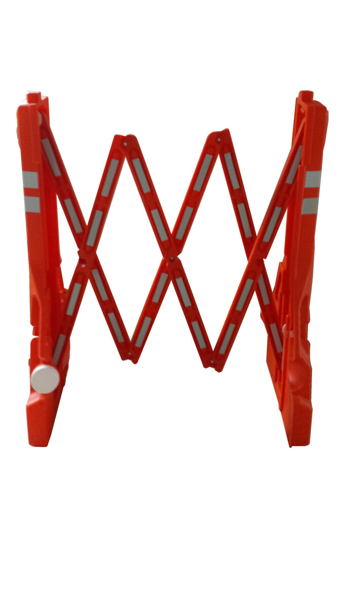 Водоналивной пластиковый раздвижной барьер.