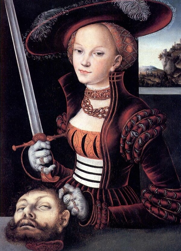 Lucas Cranach the Elder (German, 1472-1553) Judith Victorious (Judith with the Head of Holofernes). circa 1530 г. 