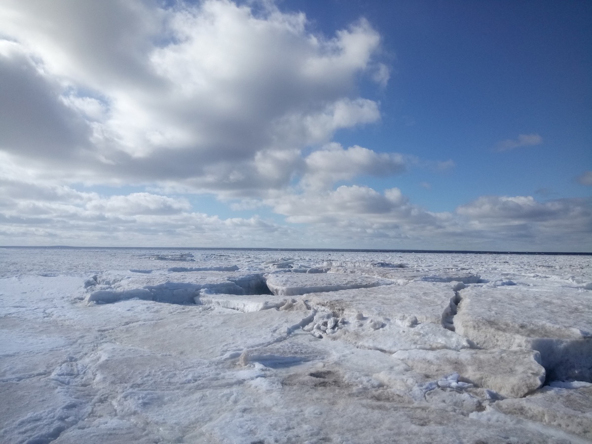 Апрель на Белом море
