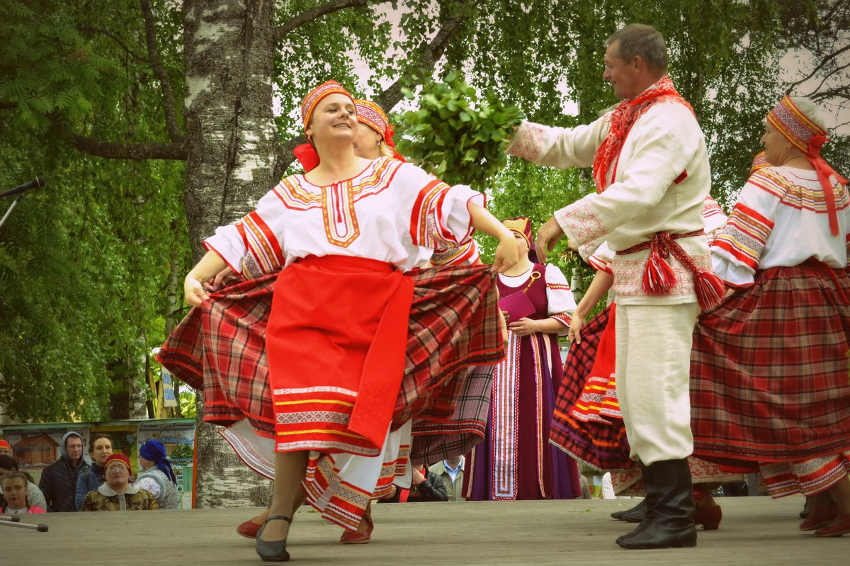 Народный костюм вепсов