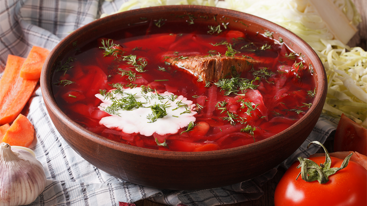 вкусный борщец :)