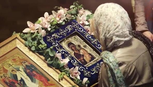 Обращаться нужно не к иконе