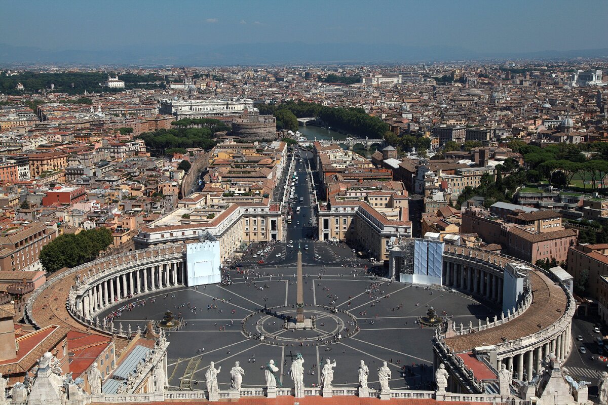Ватикан. Площадь Святого Петра. Все фотографии в статье принадлежат автору.
