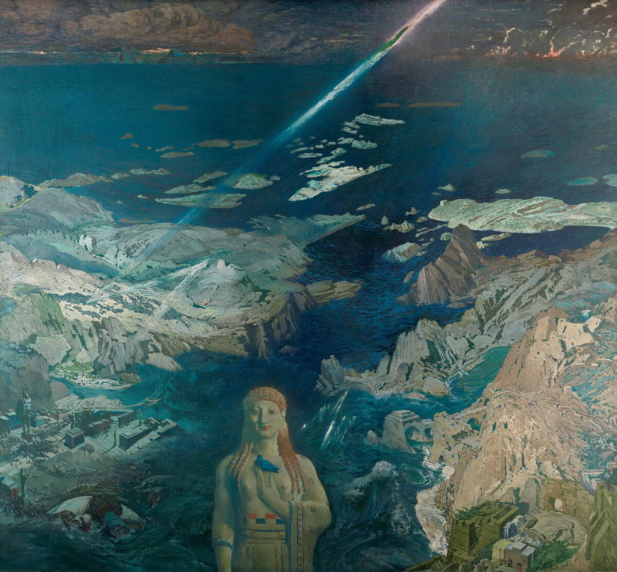 «Древний ужас», Лев Бакст, 1909 год