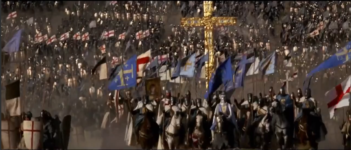 кадр из фильма «Царство небесное» (реж. Ридли Скотт, 2005) 