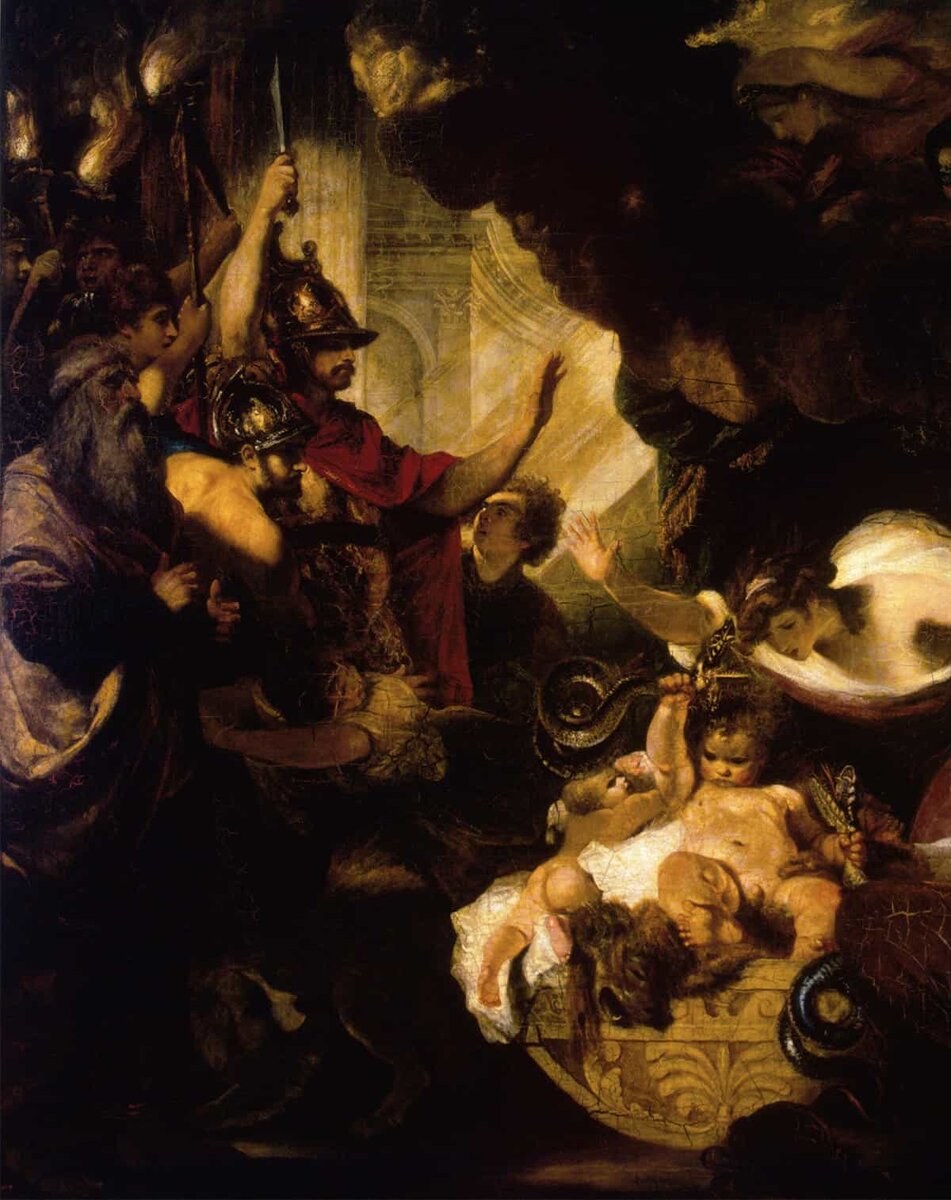 Джошуа Рейнолдс «Младенец Геракл, удушающий змей», Эрмитаж