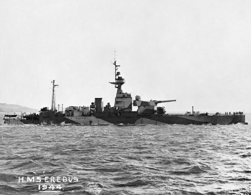 HMS Erebus 1944г.
