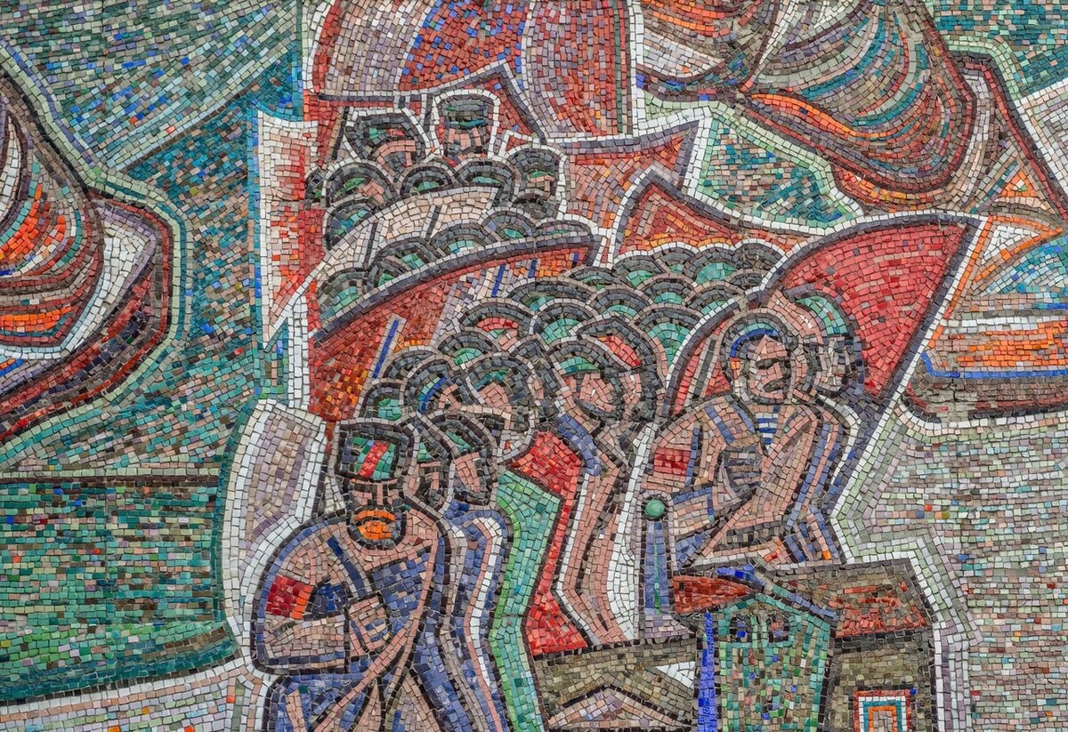 Панно Кандиевское восстание в Пензе