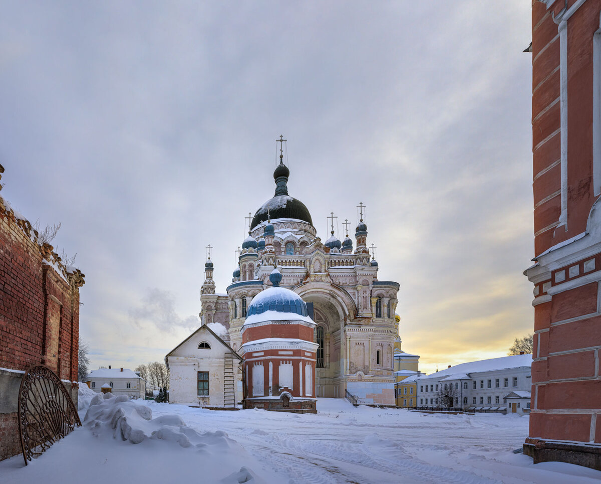 Зимняя подборка фотографий удивительно красивых храмов и монастырей России.  | eka_zimina | Дзен