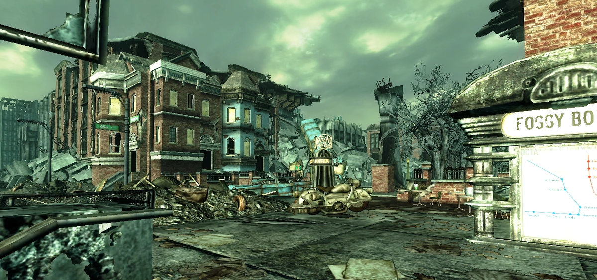 В каком году происходят события fallout. Джорджтаун Fallout Fallout 3. Столичная Пустошь в Fallout 3. Такома фабрика Fallout 3. Мотель «Гомстед» фоллаут 3.
