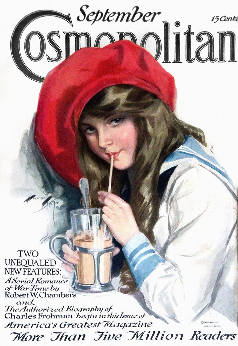 Харрисон Фишер. Обложка журнала Cosmopolitan, сентябрь 1915