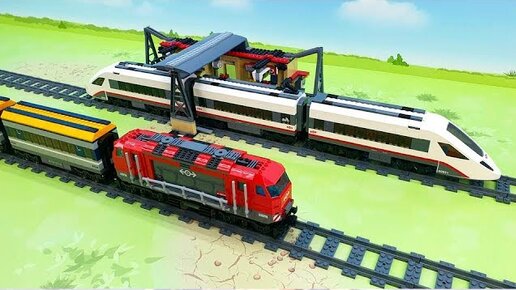 Toy Train Cartoon for Kids Train Videos Lego toys toys 2019