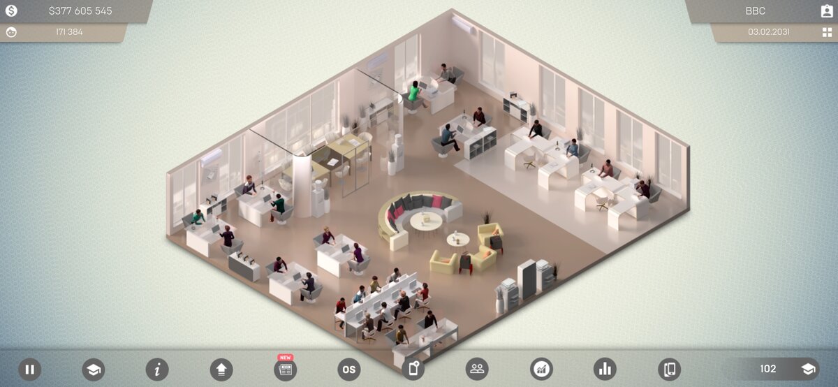 Офис в Smartphone Tycoon 2