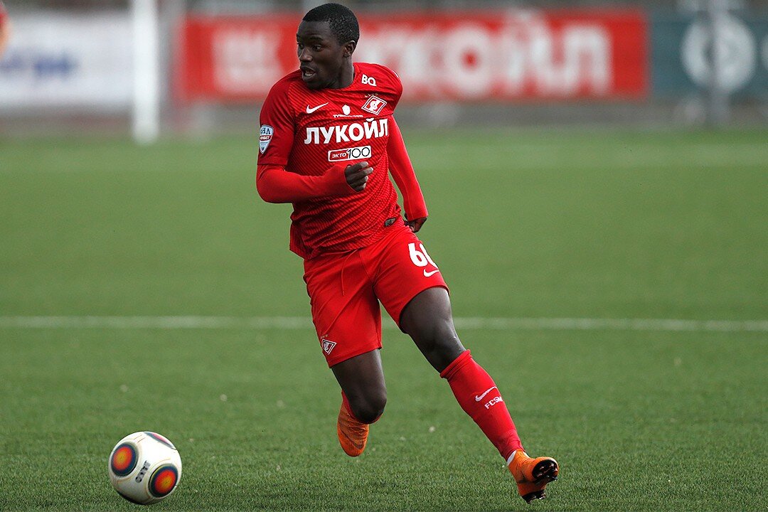 На фото замбийский футболист Фэшн Джуниор Сакала, выступавший когда-то за московский «Спартак». Фото с сайта spartakworld.ru