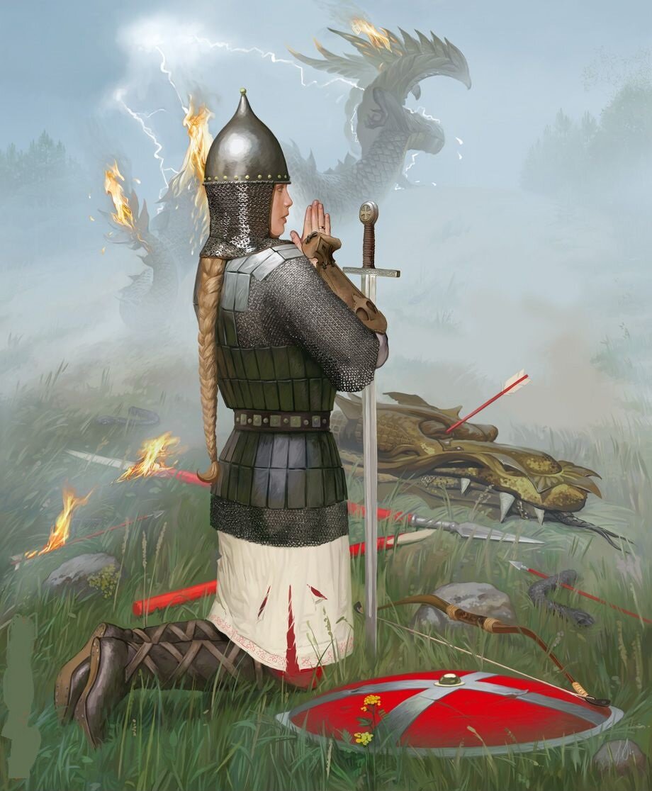 Настасья Микулишна. художник: Вячеслав Люлько.