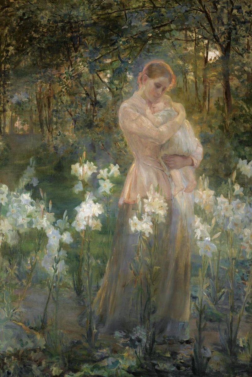 Дора Хитц "Солнечный ребенок" (Das Sonnenkind). Частная коллекция.