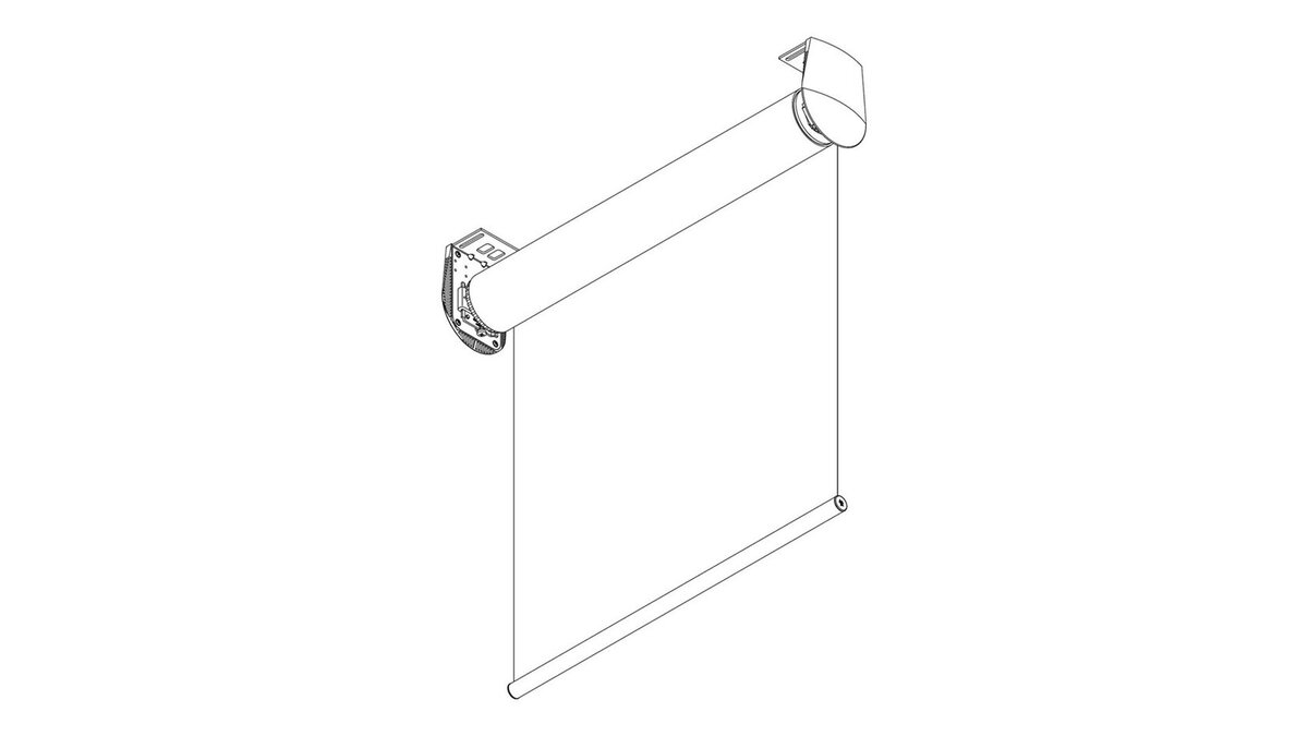 система рулонных штор. электропривод