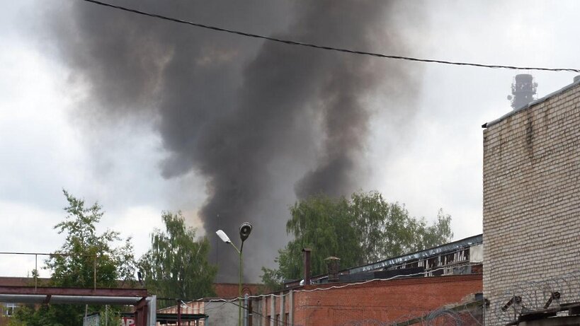    Взрыв на заводе в Сергиевом Посаде ©Дмитрий Зайчиков
