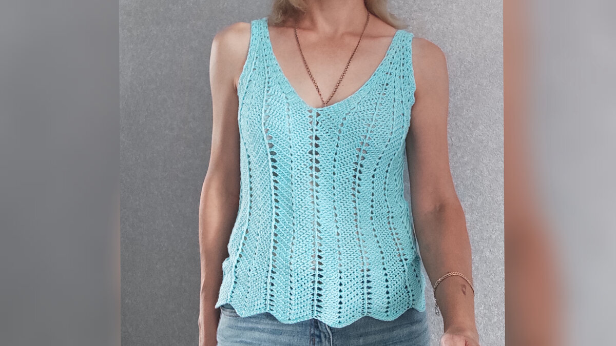 Очень легко вяжется!Таким способом можно связать тунику, платье! 