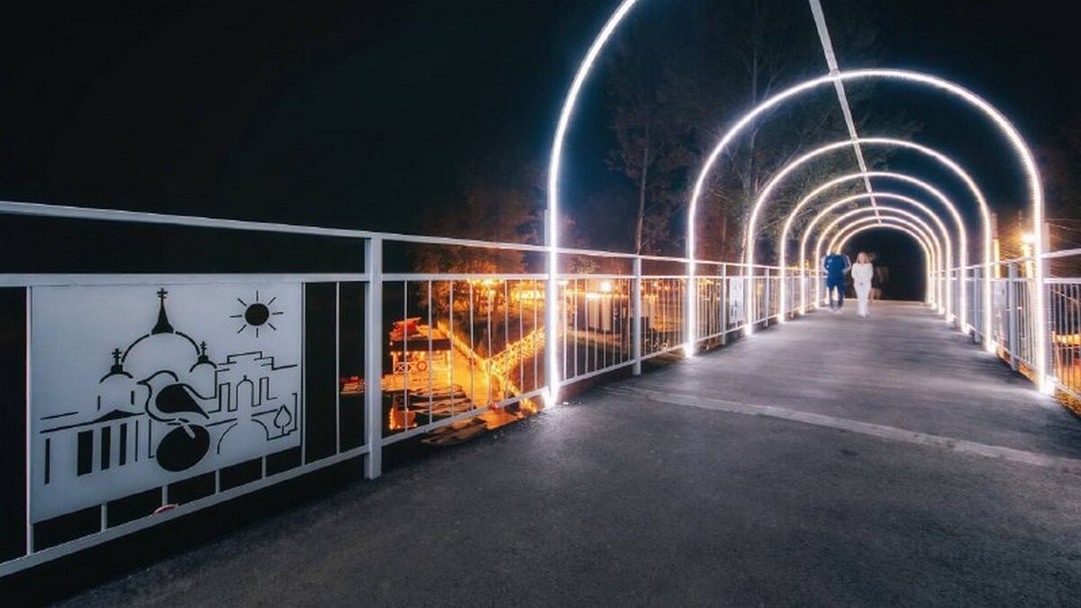    В Курске завершён ремонт моста в парке "Боева дача"