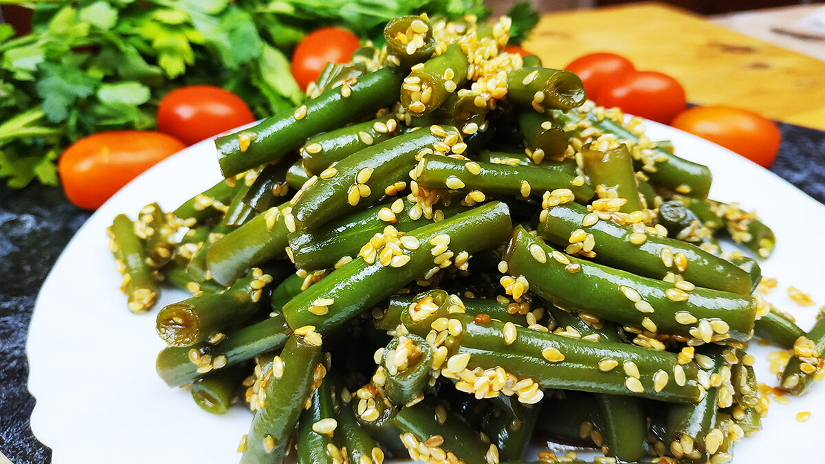 Салаты без майонеза с фасолью стручковой фасоли