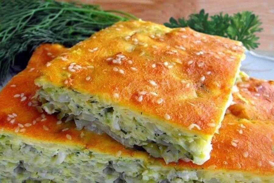 Просто кухня заливной пирог с капустой