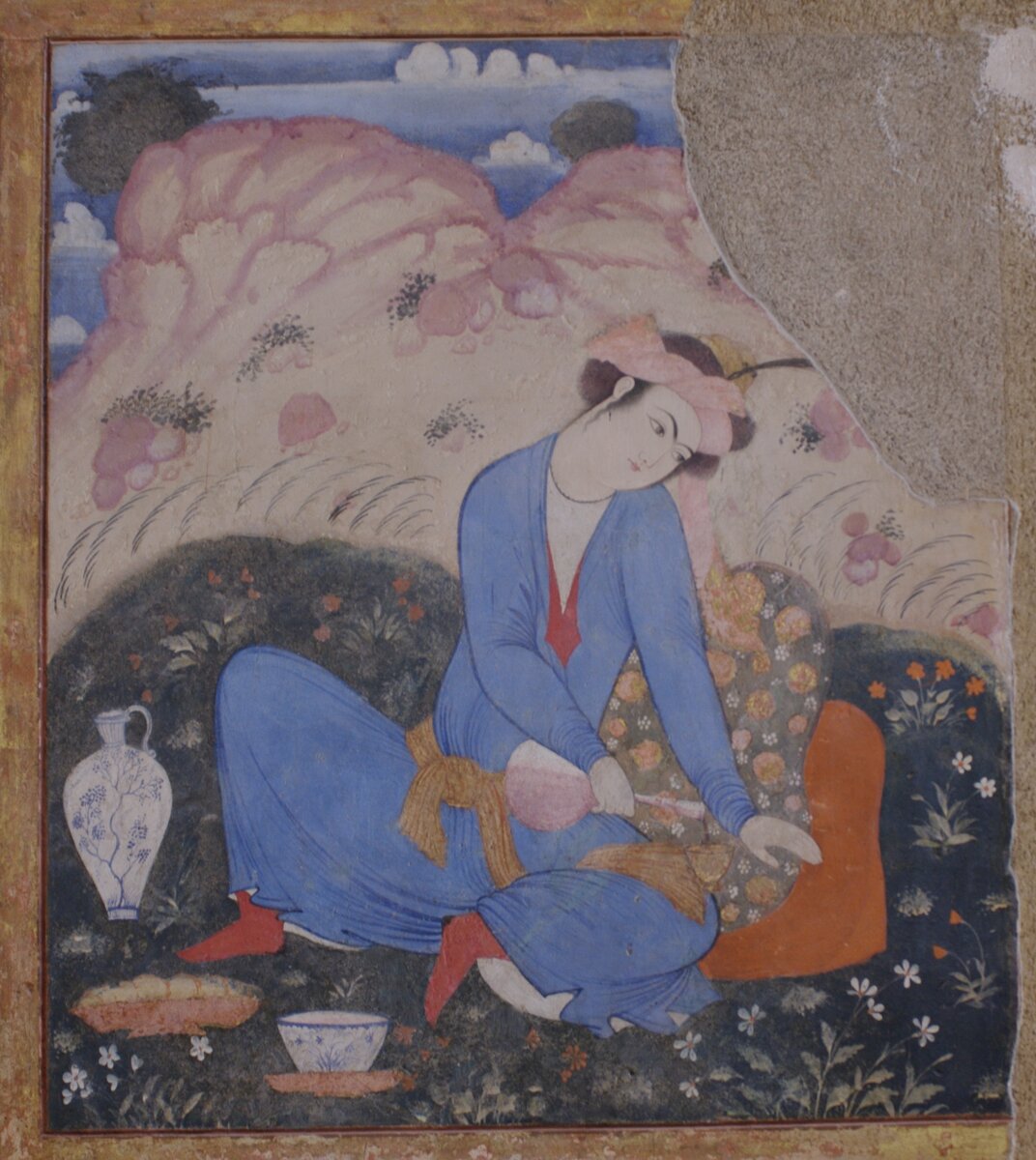 Росписи во дворце Чехел-сотун, Исфахан 