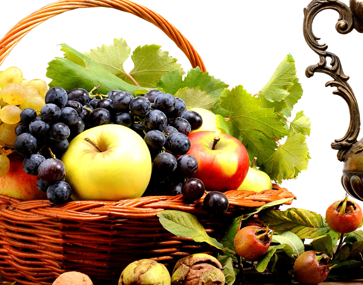 Яблоки и виноград продлевают жизнь, если кушать их с умом