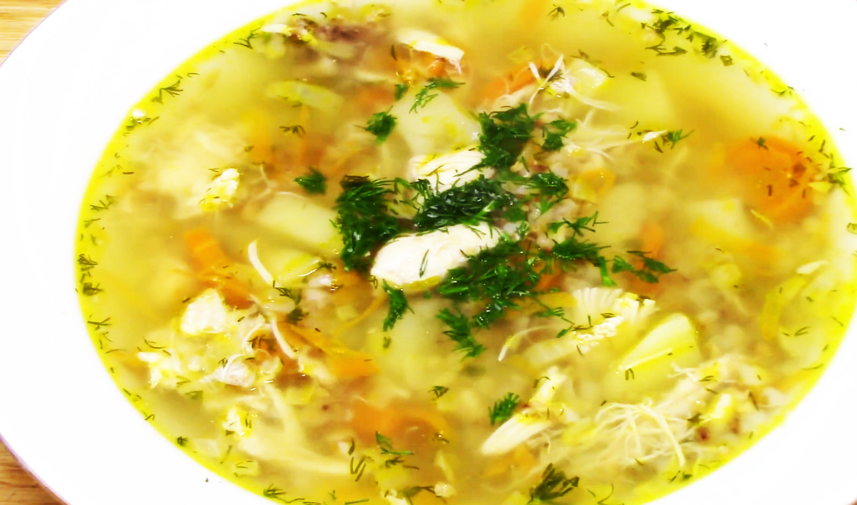 Гречневый суп с мясом - рецепт автора Юлия Буршак 🌳