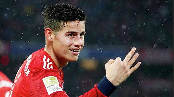 В минувший уик-энд Хамес сделал хет-трик в матче Бундеслиги за "Баварию"