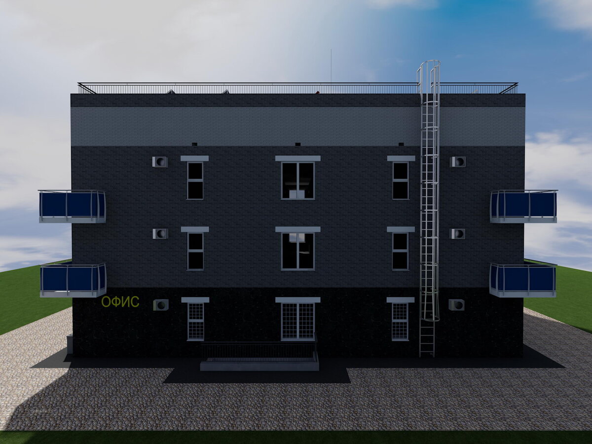 Проект четырехэтажного дома на 16 квартир ПРОЕКТЫ ДОМОВ Дзен