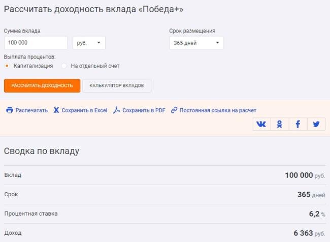 Открыть вклад это что