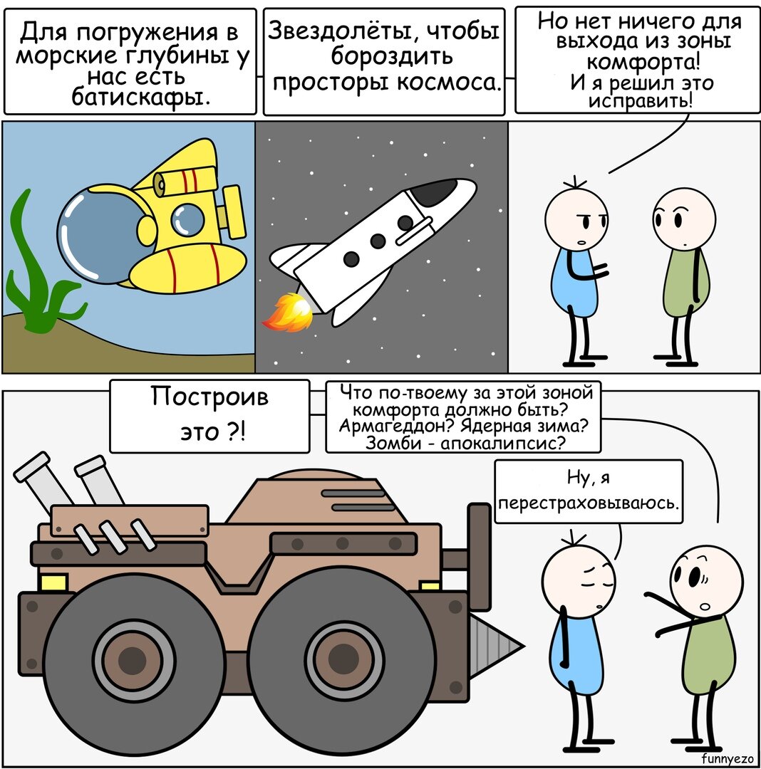 Как "выходить из зоны комфорта"? Профориентатор Дзен