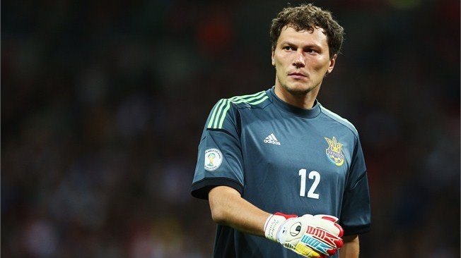 Андрей Пятов ("Шахтер") - вратарь сборной Украины и один из героев матча в Лиссабоне