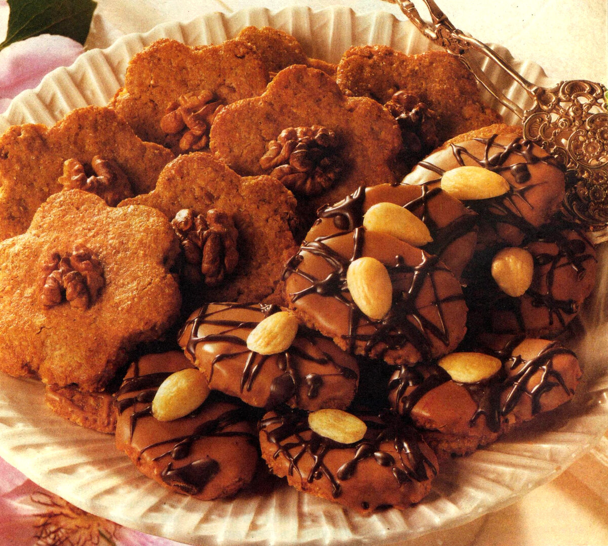 печенье с грецкими орехами с фото