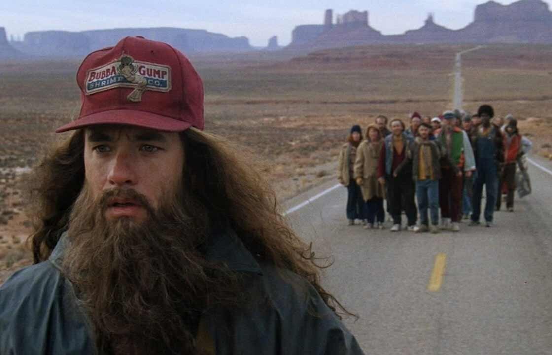 Кадр из фильма "Форест Гамп"