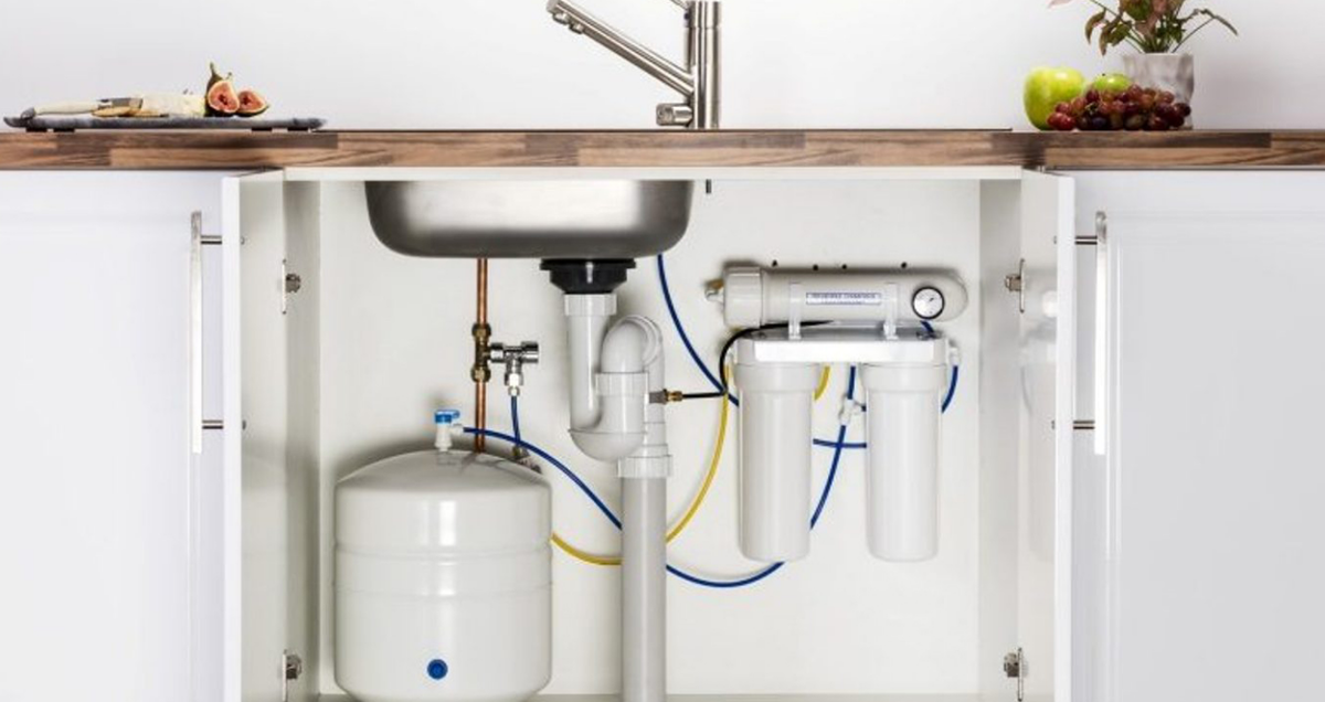 Встроенный фильтр в квартире - удобно!